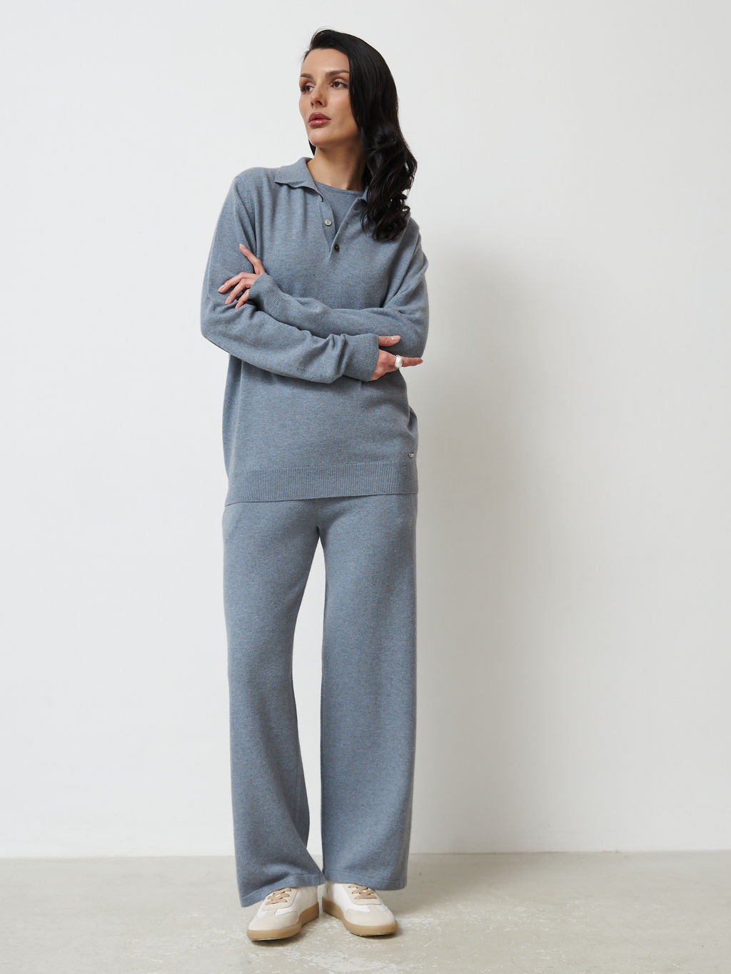 Брюки из кашемира 05145 океан