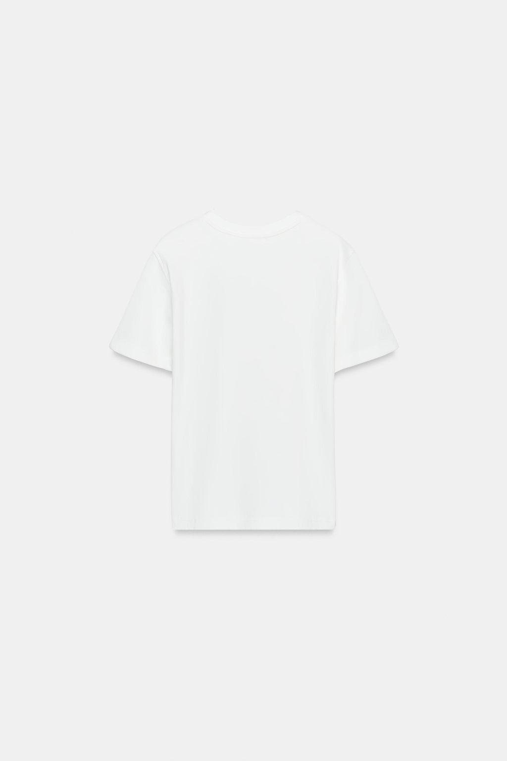 CAMISETA INTERLOCK MANGA CORTA / Blanco roto