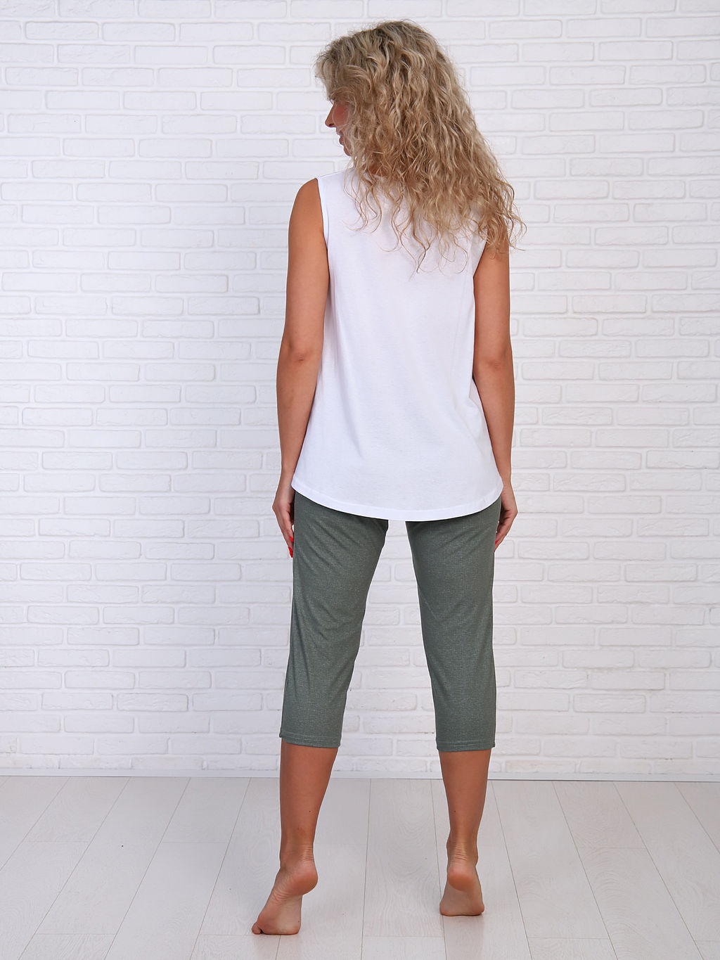 Костюм с бриджами МАРКИЗ (зелёный №30) - Ивановская трикотажная компания фото 5