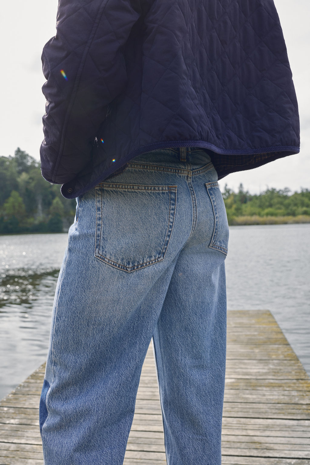 Wide Ultra High Jeans - H&m фото 6