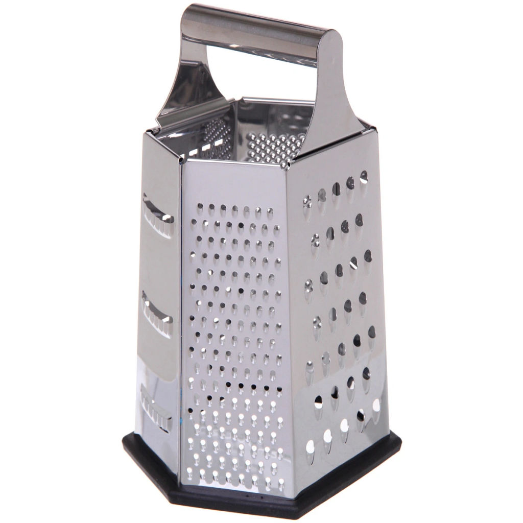 Терка 6-ти сторонняя 24*14*12см, силиконовое основание