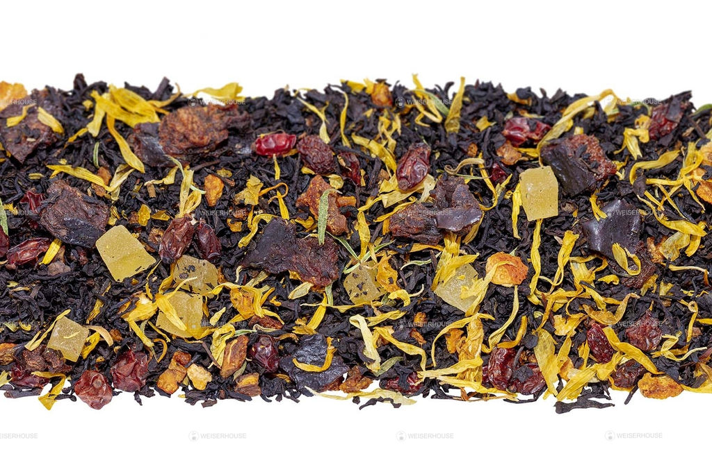 Черный ароматизированный чай GRUNBERG LITE  Барбарисовый ликер   фото 2