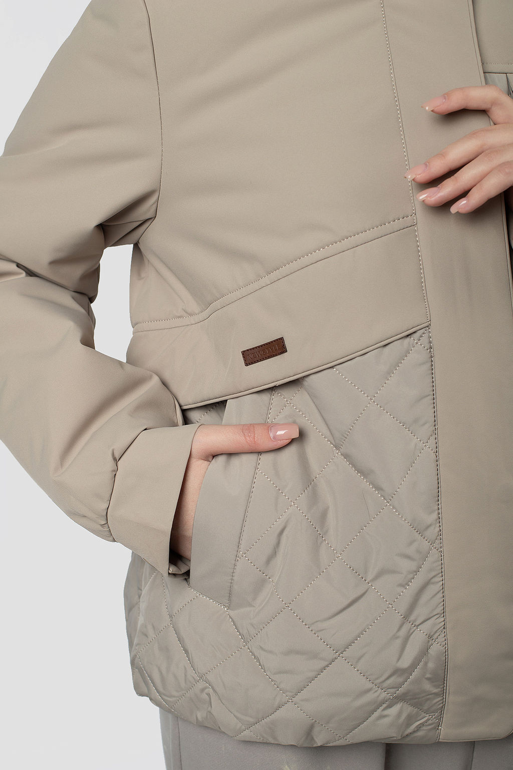 04-3129 Куртка женская демисезонная (Холлофайбер 80) - El podio фото 8