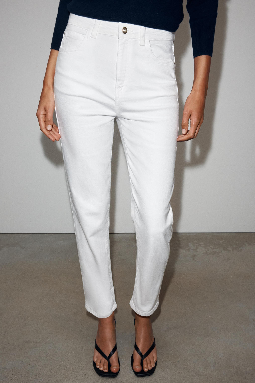 JEANS Z1975 MOM FIT TIRO ALTO / Blanco - Zara фото 15