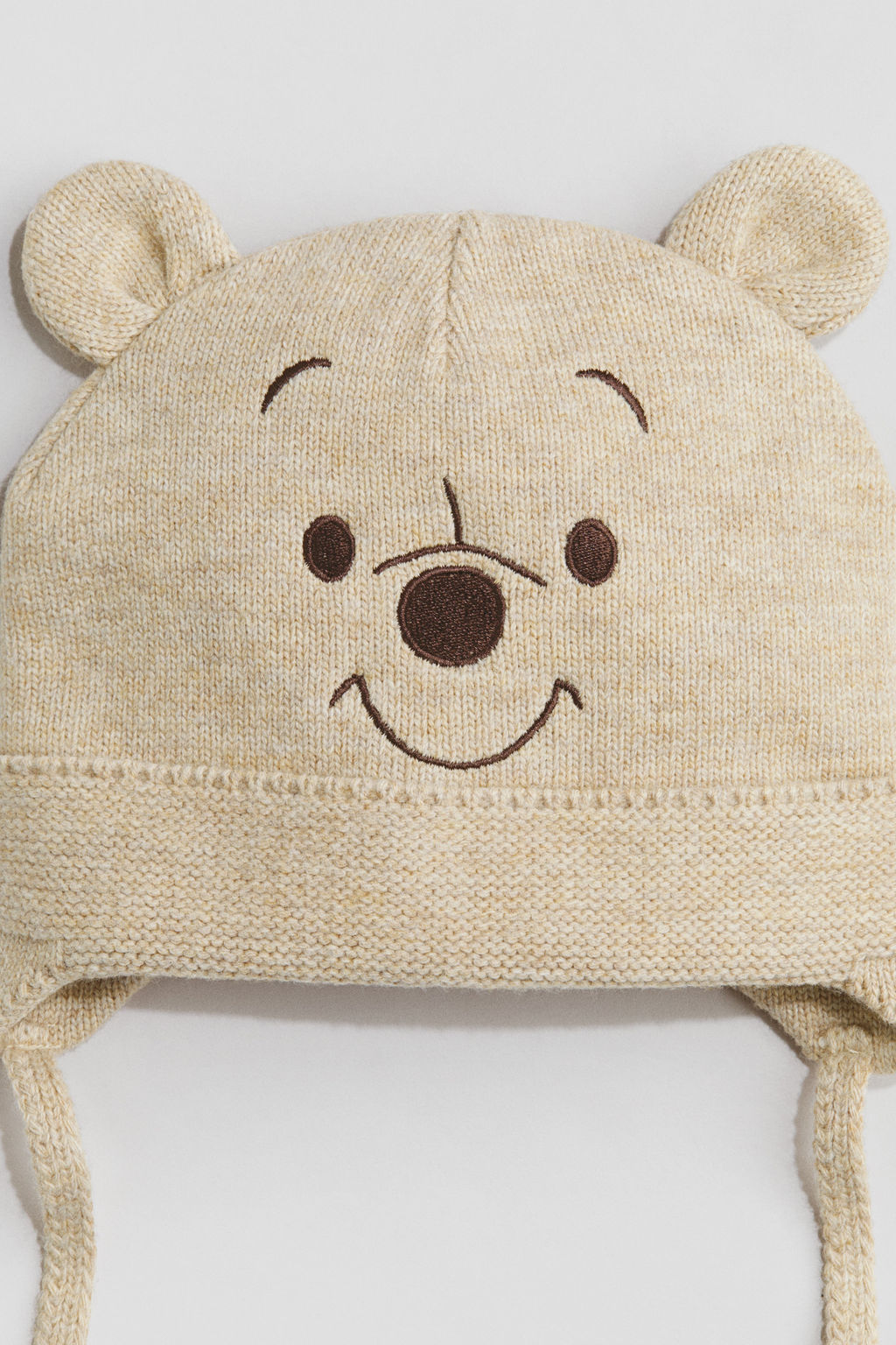 Gorro beanie de punto con tiras de anudar - H&m фото 2