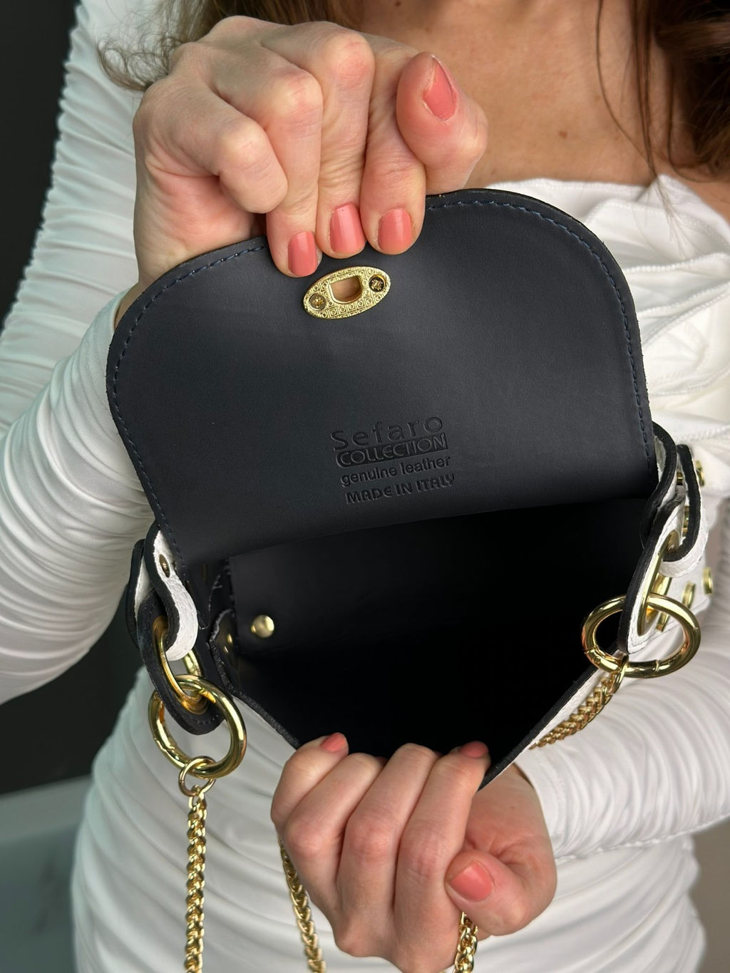 Сумка женская из телячьей кожи