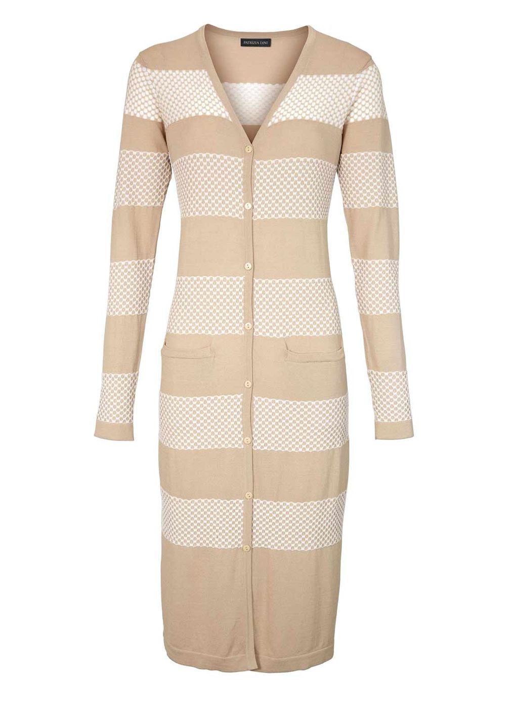 Кардиган, песочный - Patrizia dini фото 2