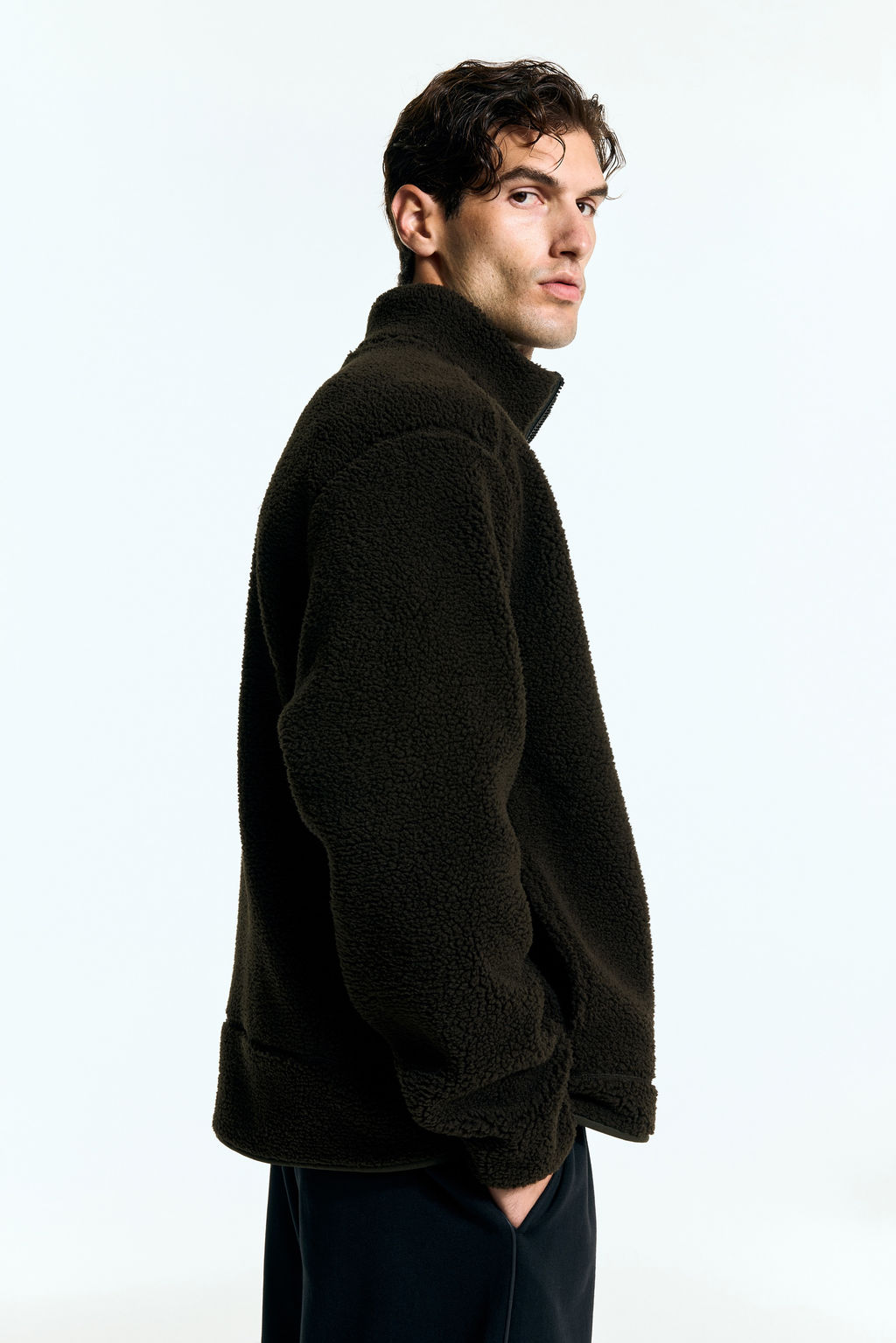 Chaqueta de deporte en borreguito Regular Fit - H&m фото 6