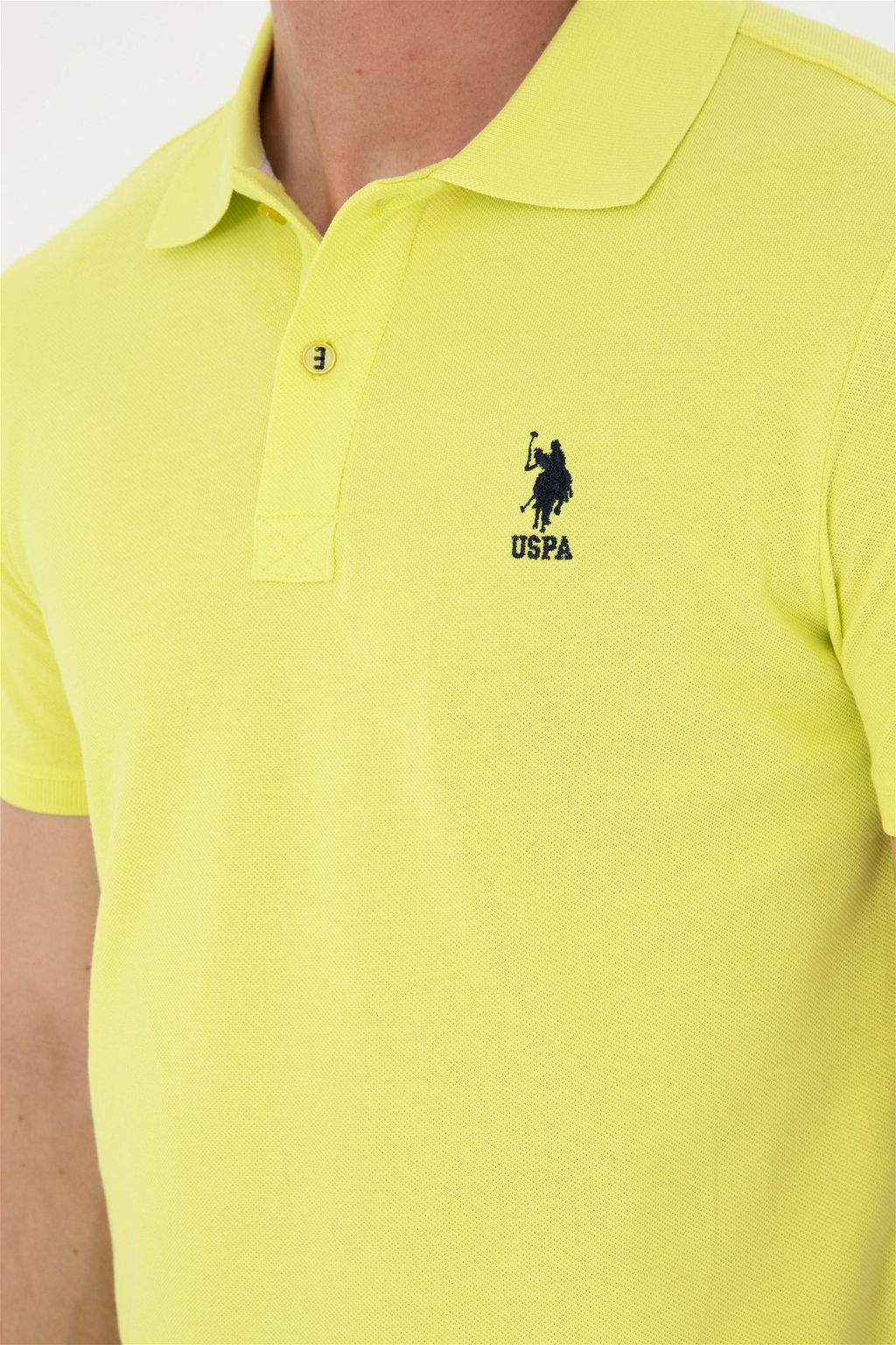 U. S. Polo Assn / Мужская базовая футболка фисташкового цвета - U.s. polo assn фото 7