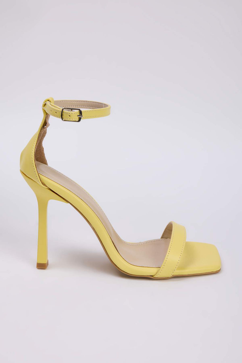 Sar? Bilekten Baglamal? Kad?n 10 cm Ince Topuklu Ayakkab? TAKSS25TO00097