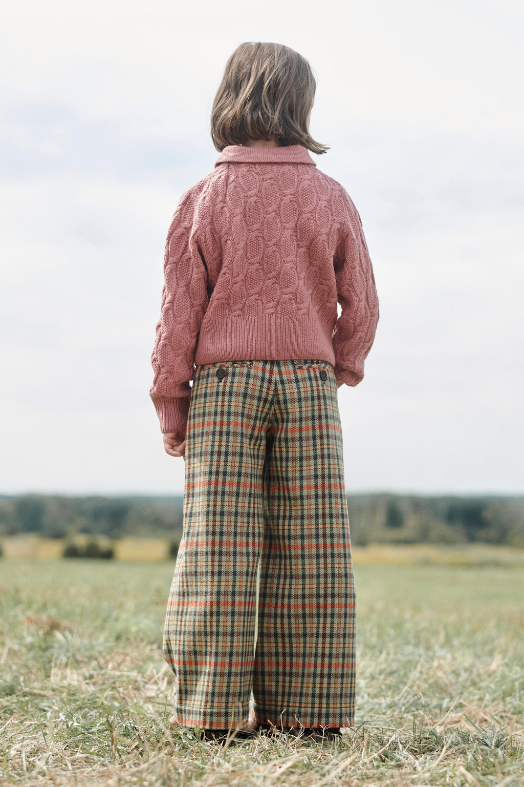 LIMITED EDITION CHECK TROUSERS WITH WOOL - Zara фото 2