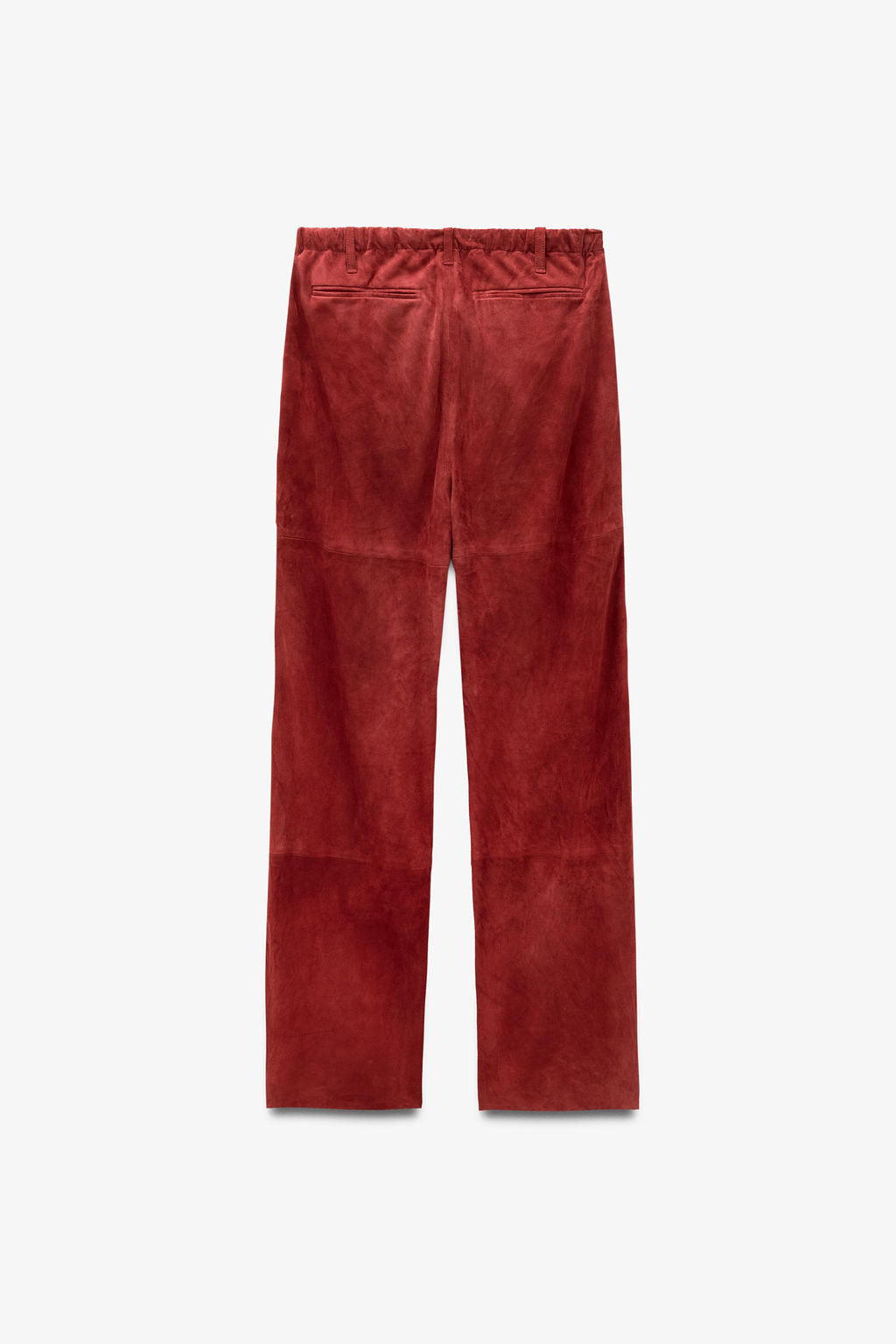 LIMITED EDITION SUEDE LEATHER TROUSERS - Zara фото 7