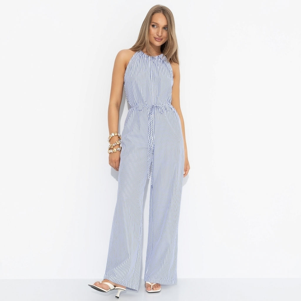 Комбинезон лёгкий, Проникновение в образ (полоска, с поясом) - Charutti фото 14