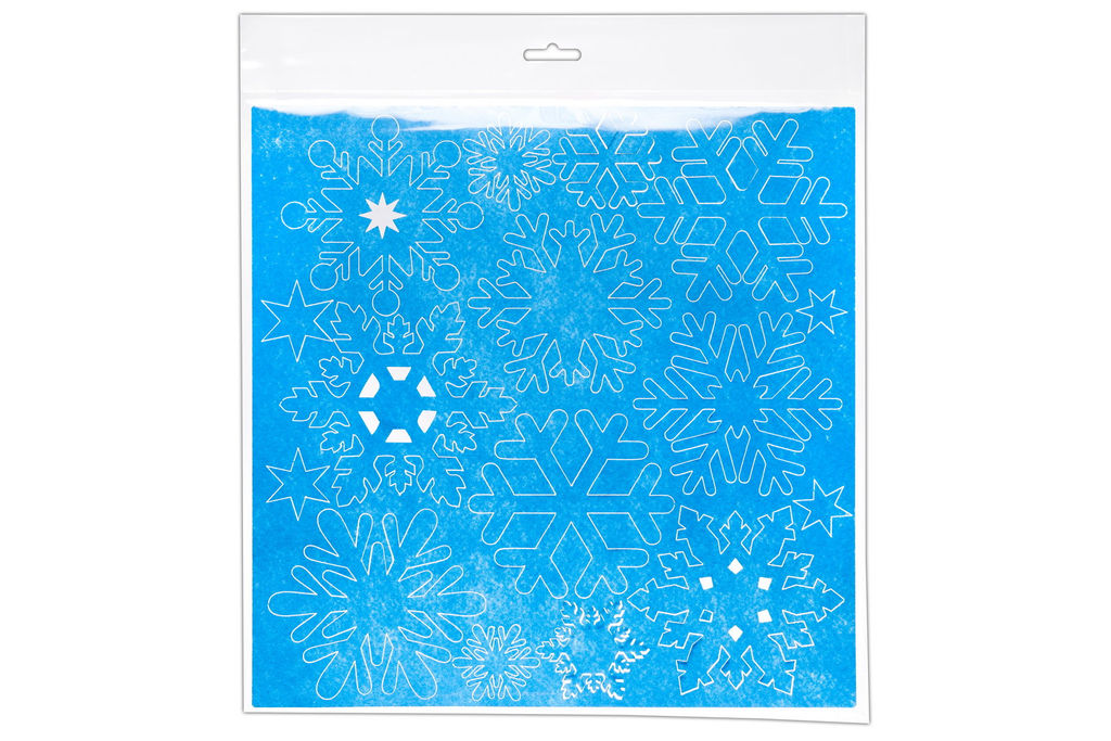 Набор снежинок для декора (голубой) - Smiledecor фото 2