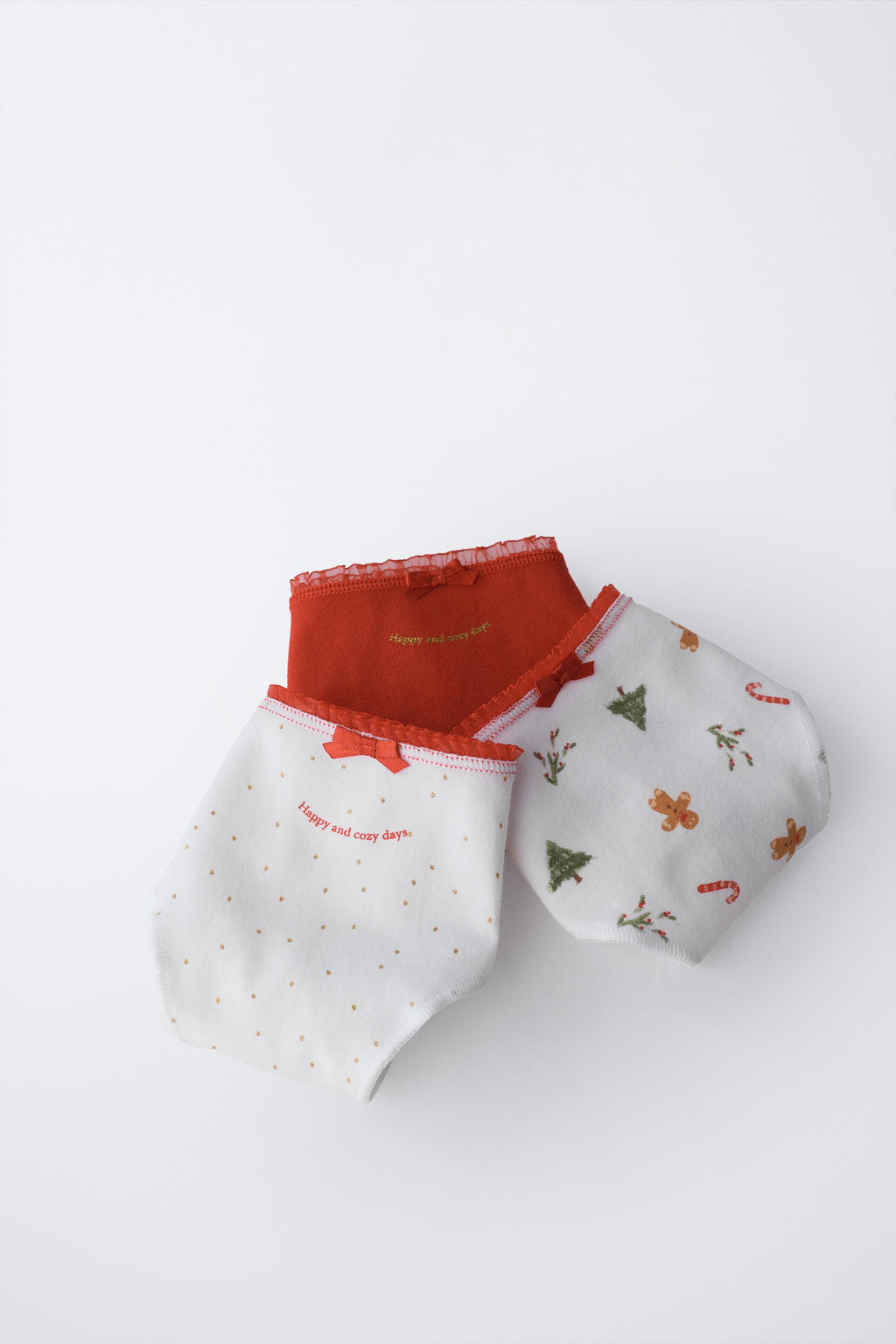 6-14 YEARS / THREE-PACK OF TREE AND BISCUIT BRIEFS