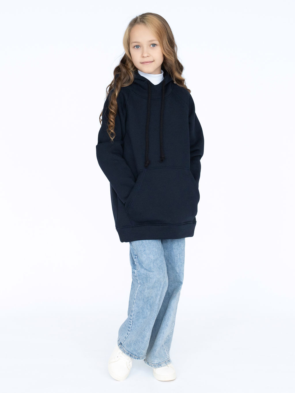 Толстовка детская темносиняя