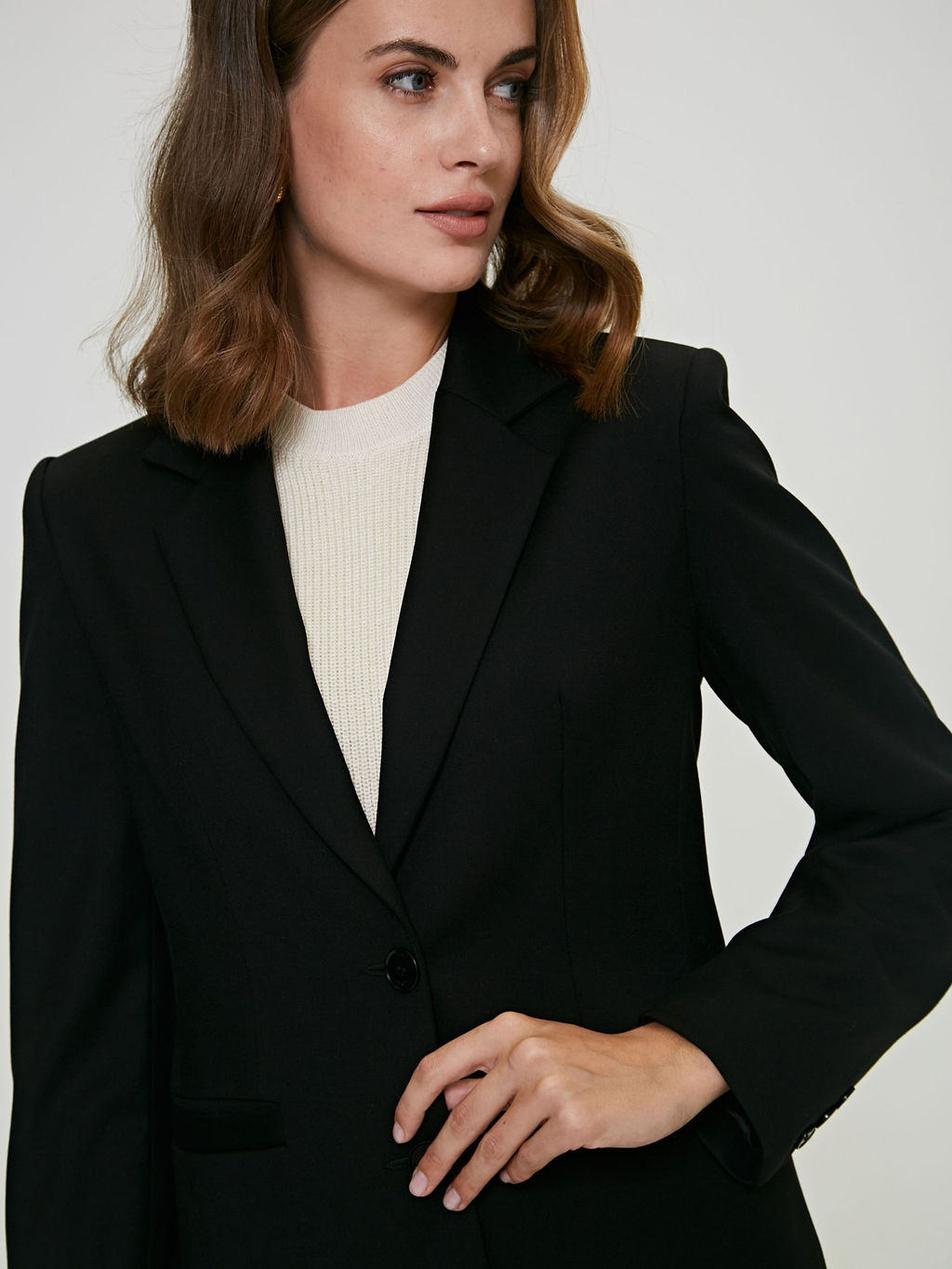 Жакет 212.140068/черный - Seven senses фото 20