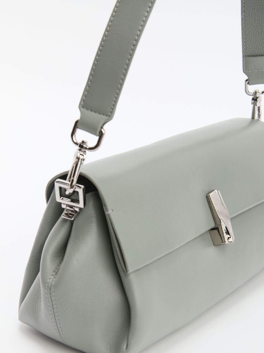 Женская сумка на плечо TENDANCE Артикул 3700491, серо-зеленый  фото 3