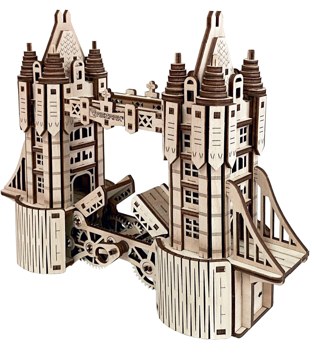 REZARK MGR-9 Серия Механика Пазл 3D 263 элемент. Разводной мост