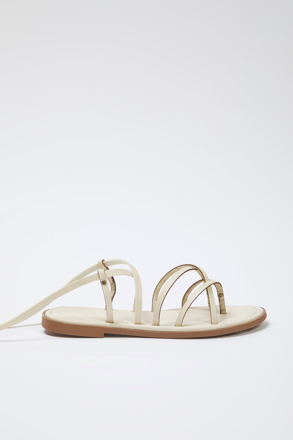 Trendyol Shoes Taba Bilekten Baglamal? Parmak Aras? Kad?n Sandalet TAKSS25SD00021 - Trendyolmilla фото 3