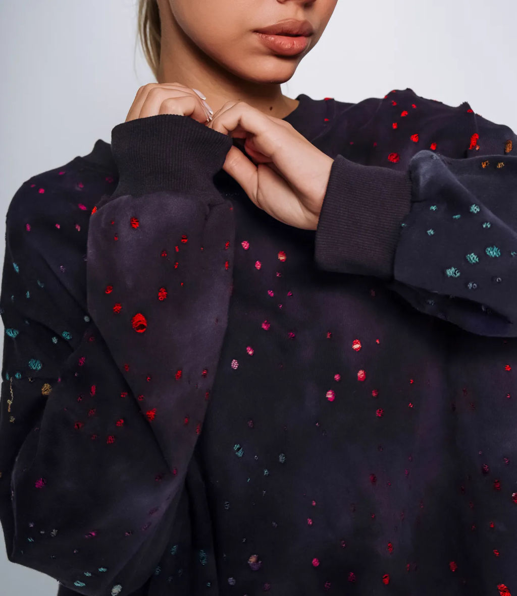 Свитшот #КТ8065, чёрный - Dommod фото 6