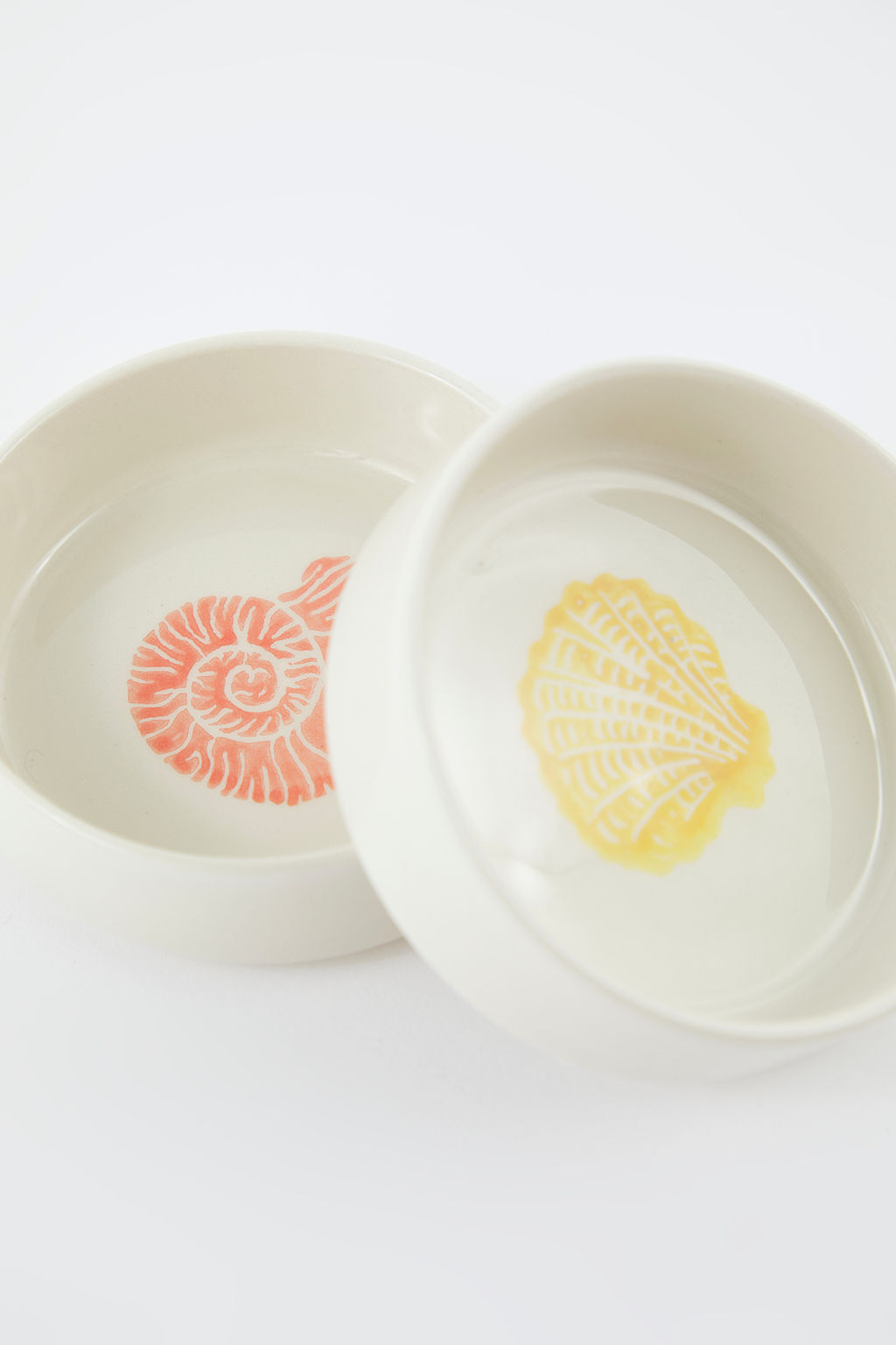 4lu Seramik Marine Bask?l? Kase Cerezlik/Sunumluk Tabak Seti TPHSS25TBK00028 - Trendyolmilla фото 3