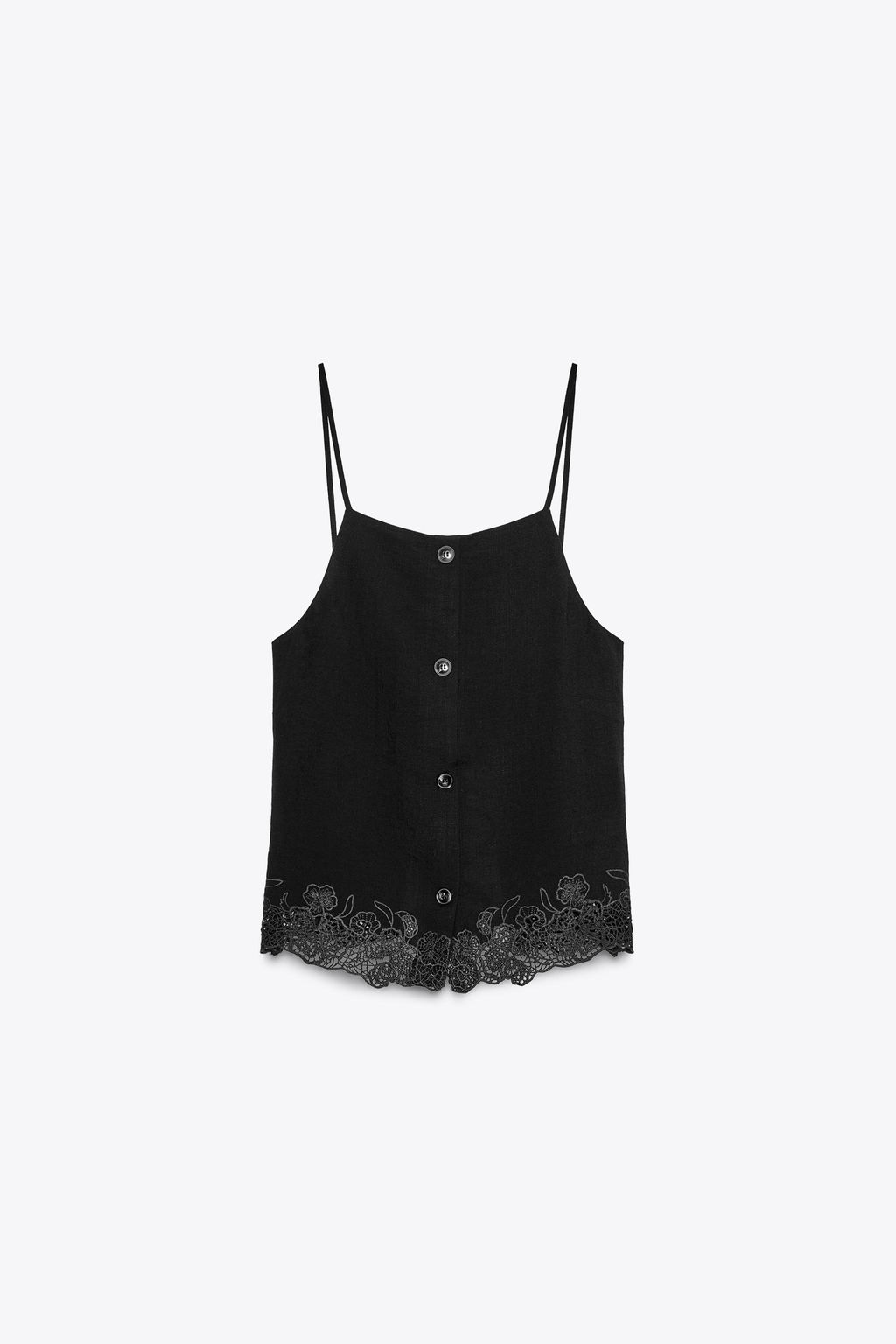 OPEN BACK EMBROIDERED TOP - Zara фото 11