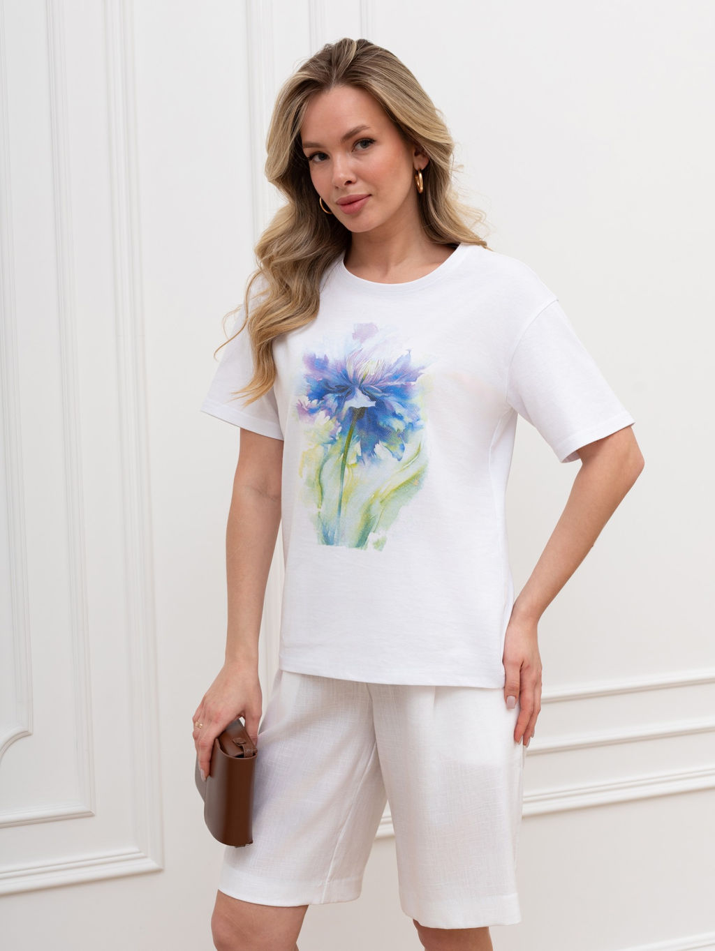 Шорты Сибелла-3 из вискозы со льном - Виотекс фото 28