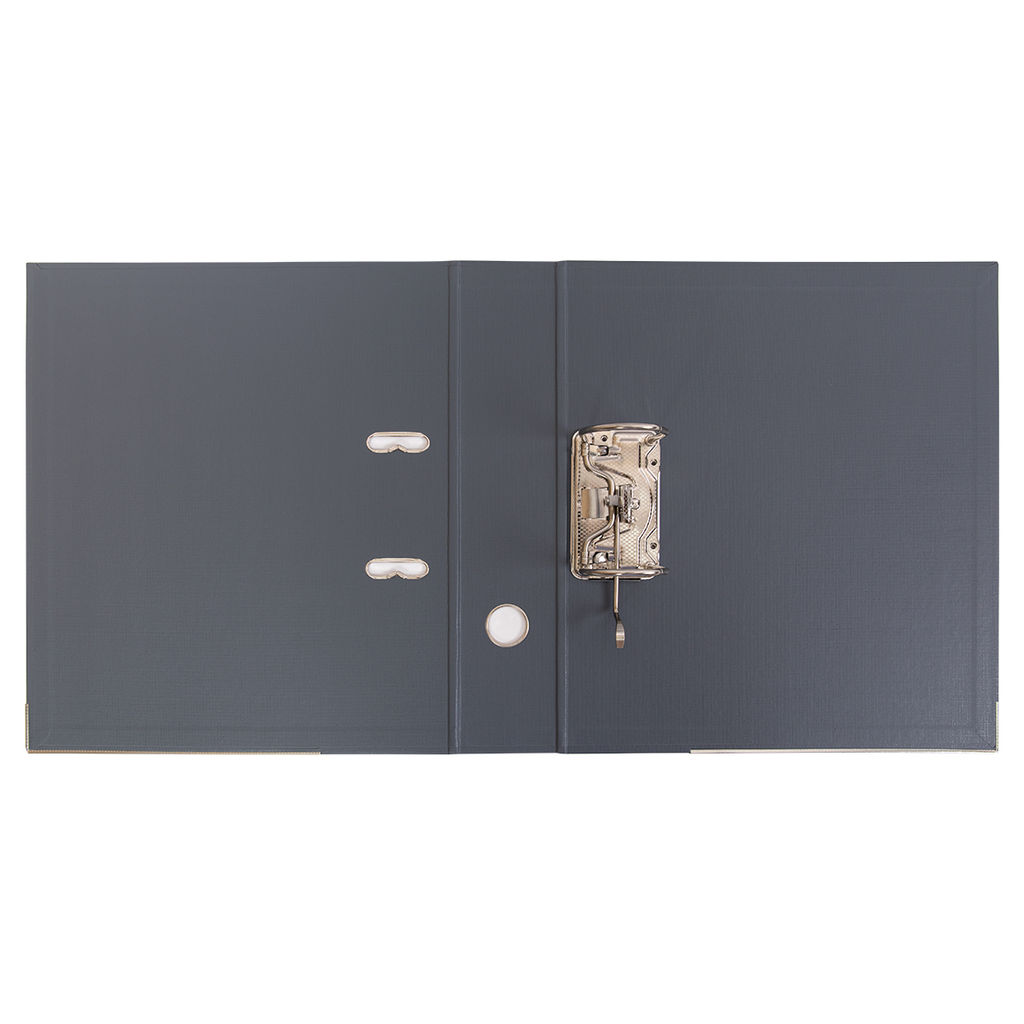 Expert Complete Регистратор PVC, 2-х стороннее покрытие, мет.уг. 75 мм 50 шт. Premier A4 арочный механ. (разб.) лён серый ЕС100162015