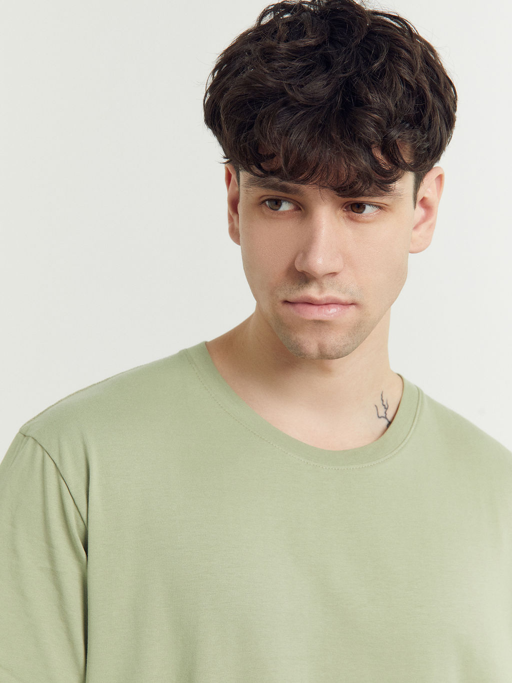 Футболка мужская в зеленом цвете зеленый чай 111877 - Mark formelle фото 5