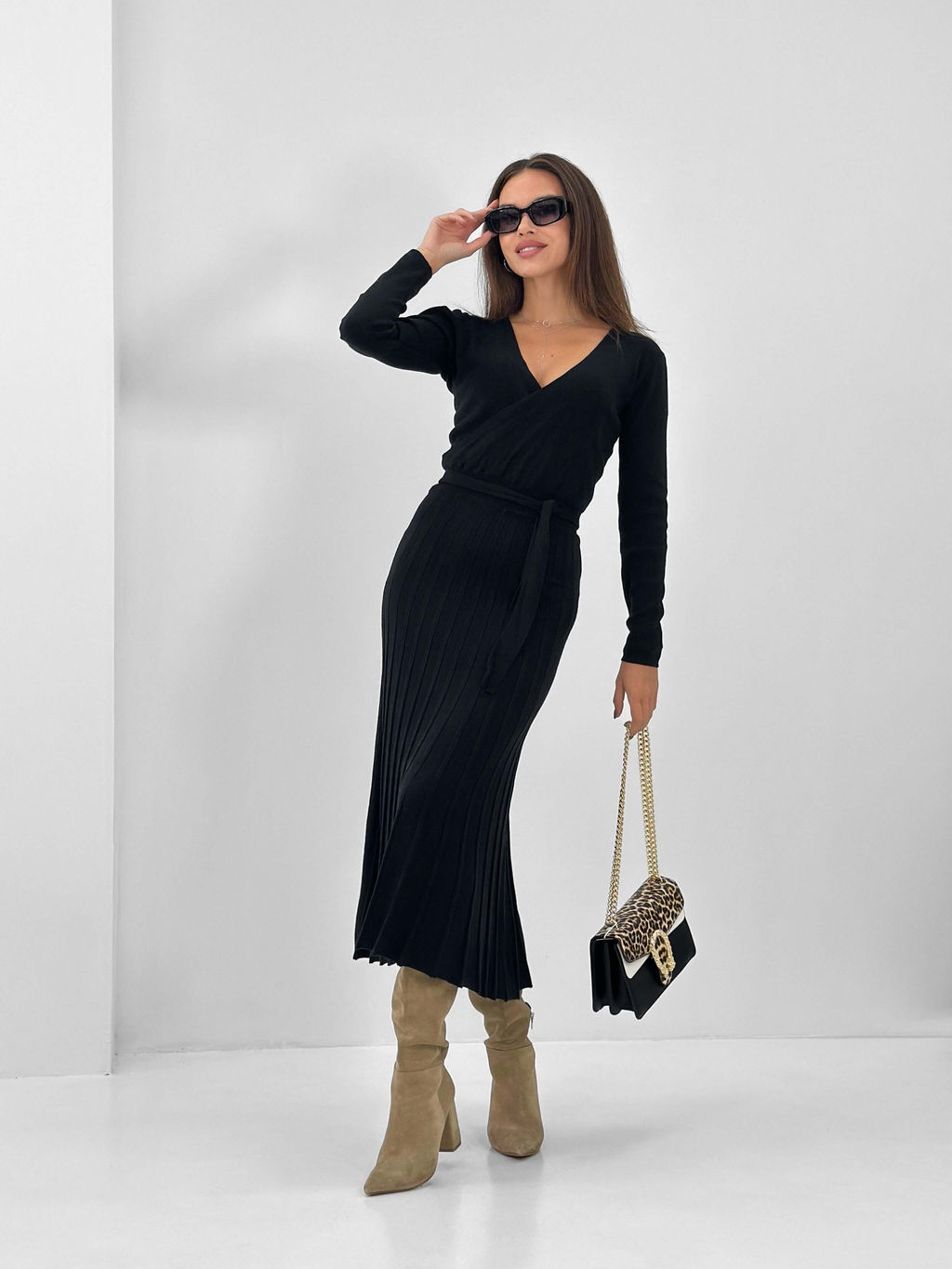 Платье Иви (черный) - Nadi bordo фото 4