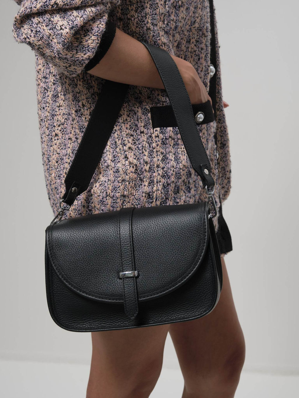 Кожаная сумка Suzy DBR 31110 черный  фото 3