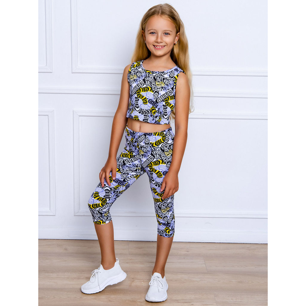 Комплект лосины 3/4 кулирка лайкра 7610104602 - Youlala фото 9