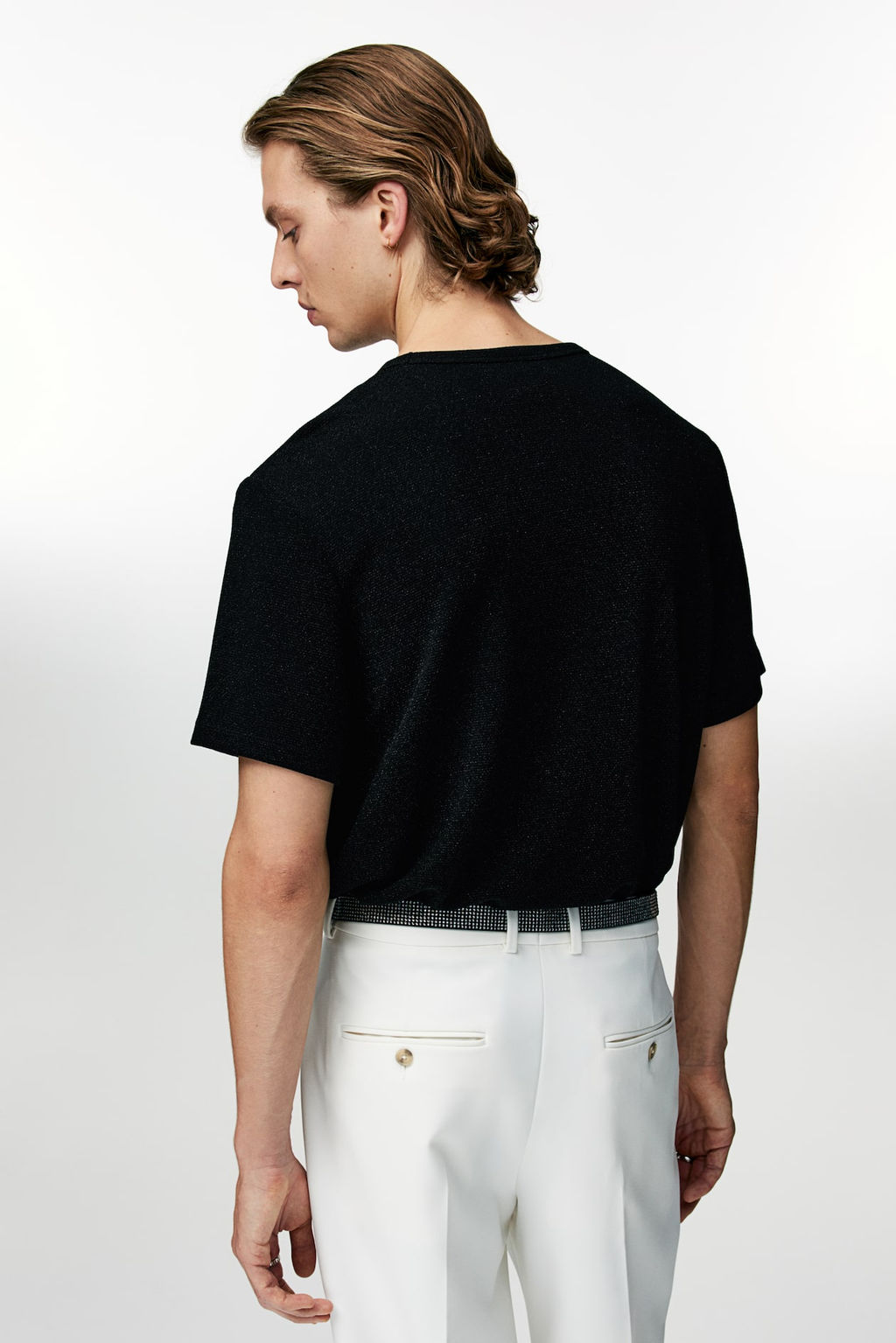 Camiseta brillante Regular Fit - H&m фото 3