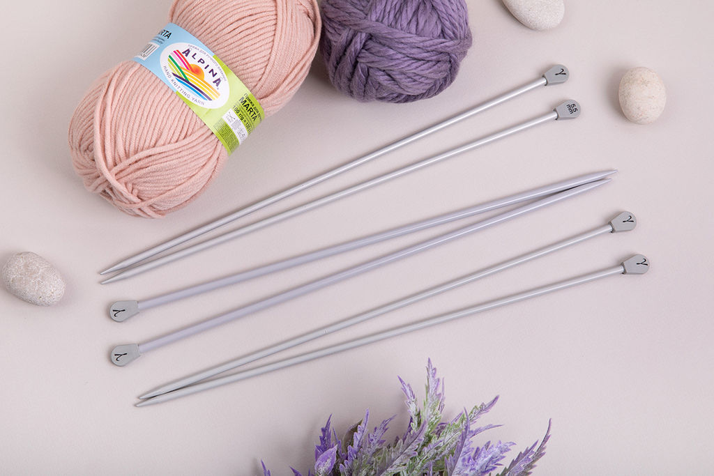 Спицы GAMMA прямые KN2H алюминий d 5.0 мм 35 см 2 шт с покрытием фото 6