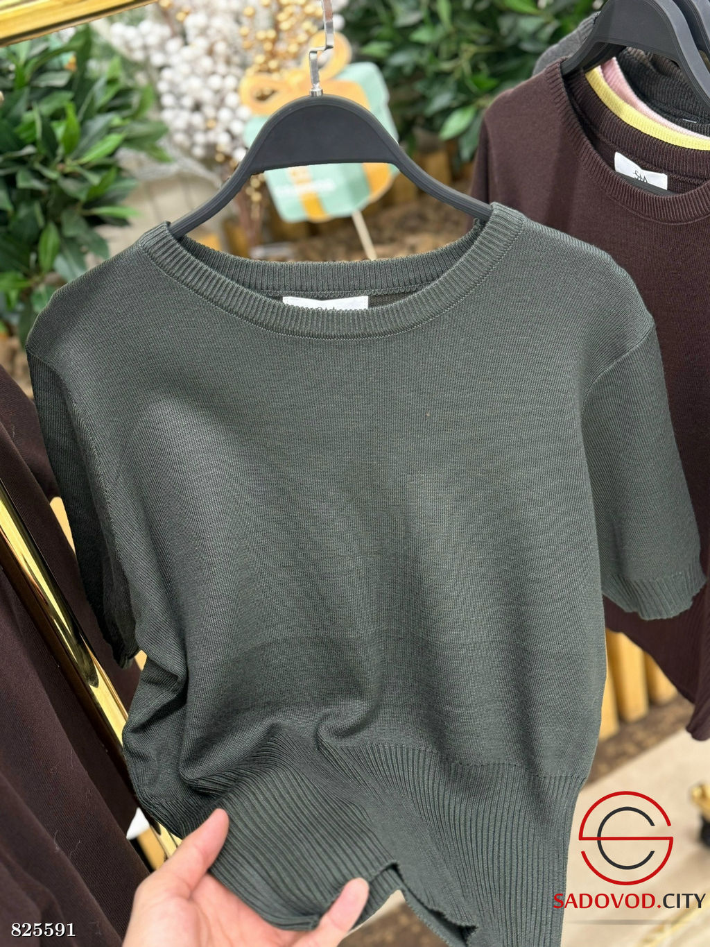 Футболка женская однотонная