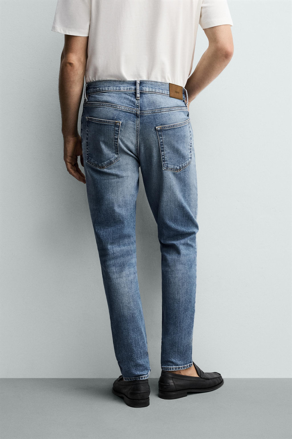 JEANS SLIM FIT B?SICO / Azul - Zara фото 3