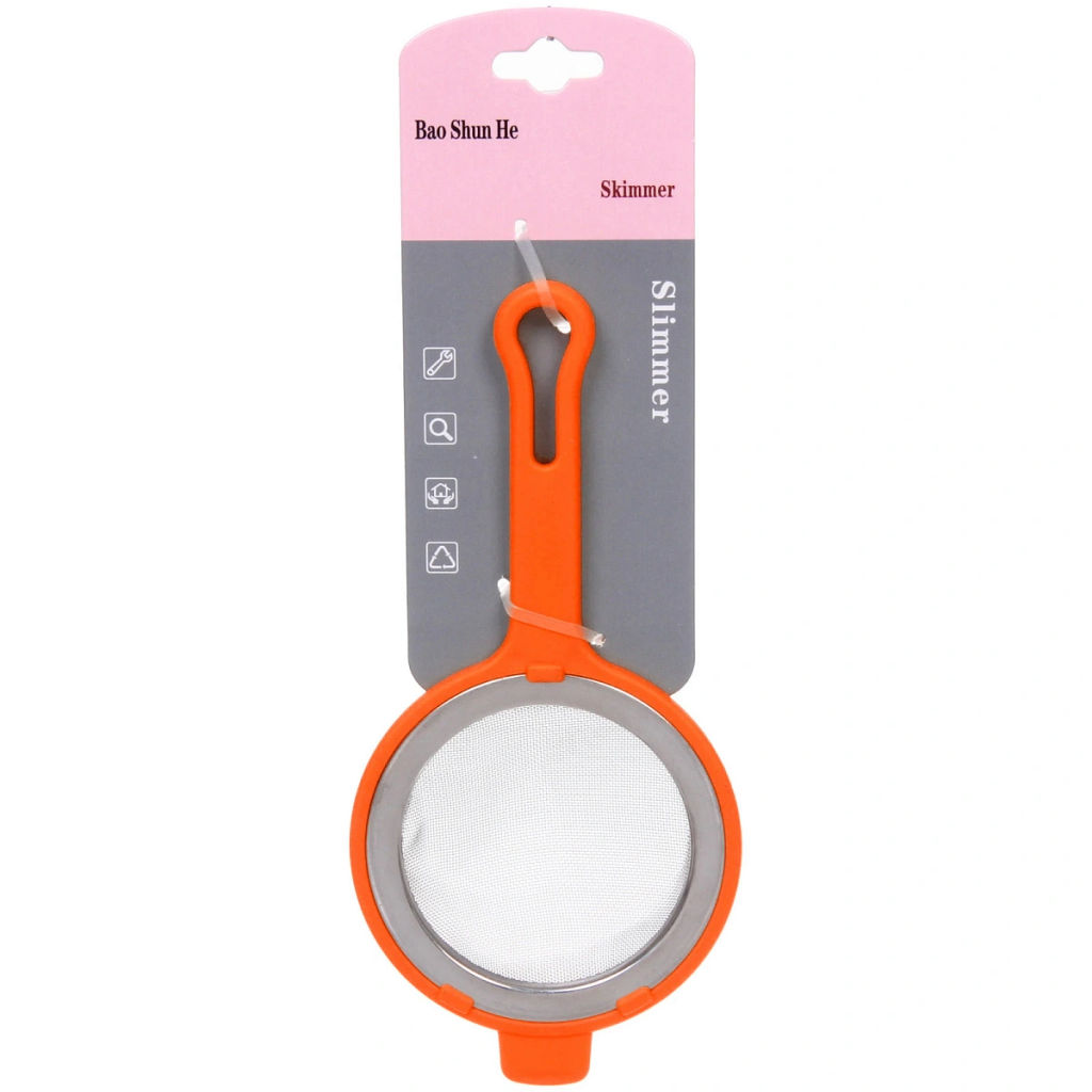 Цена за 5 шт. Сито металлическое в пластиковой оправе 8*16см