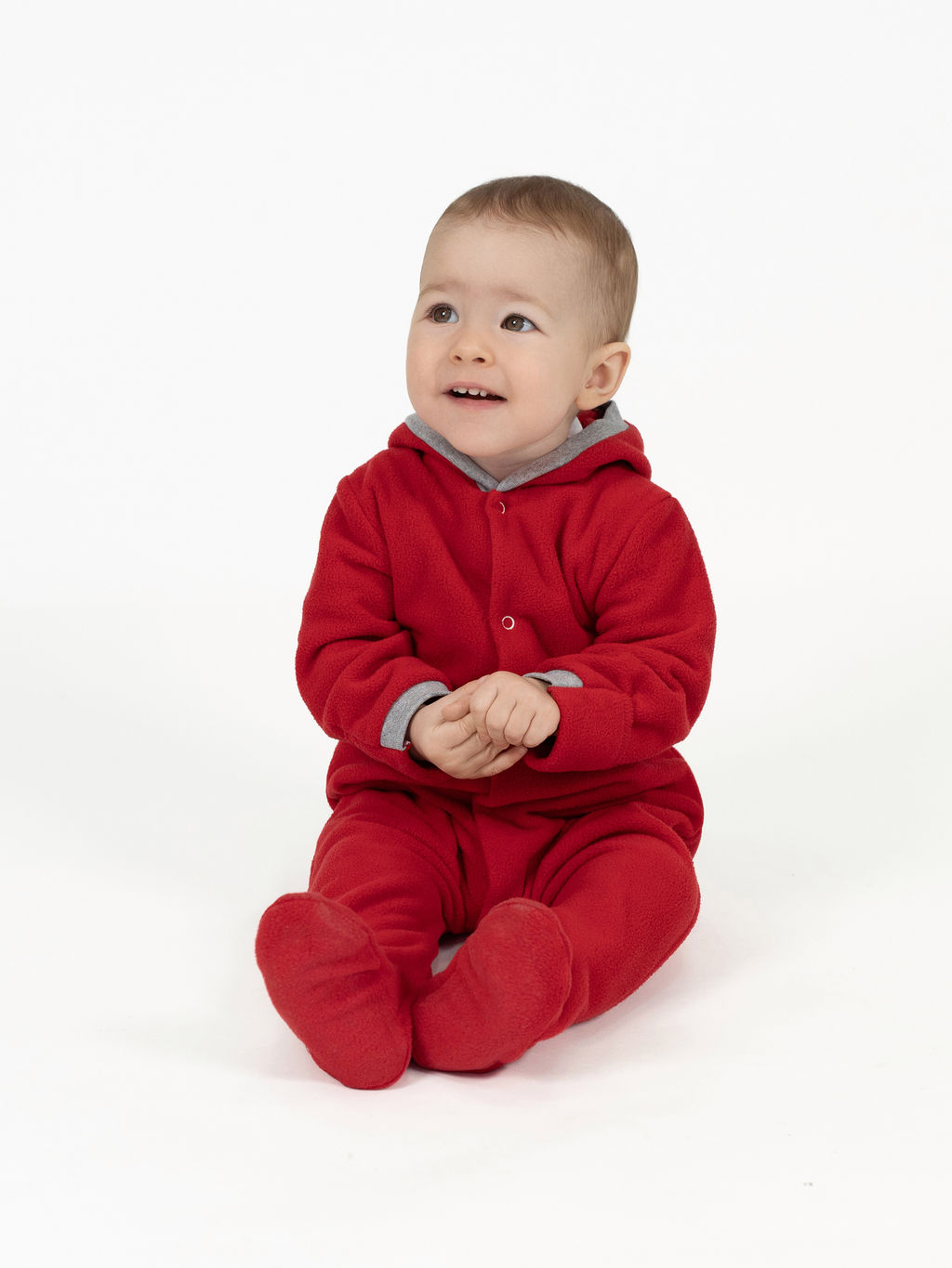 Комбинезон ясельный красный