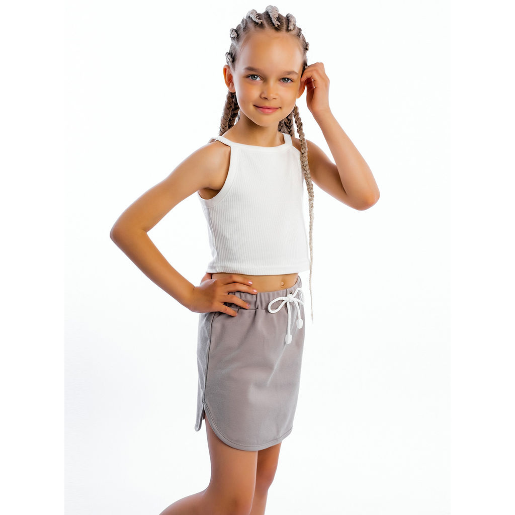 Комплект топ рибана, юбка пике 7001900303 - Youlala фото 7