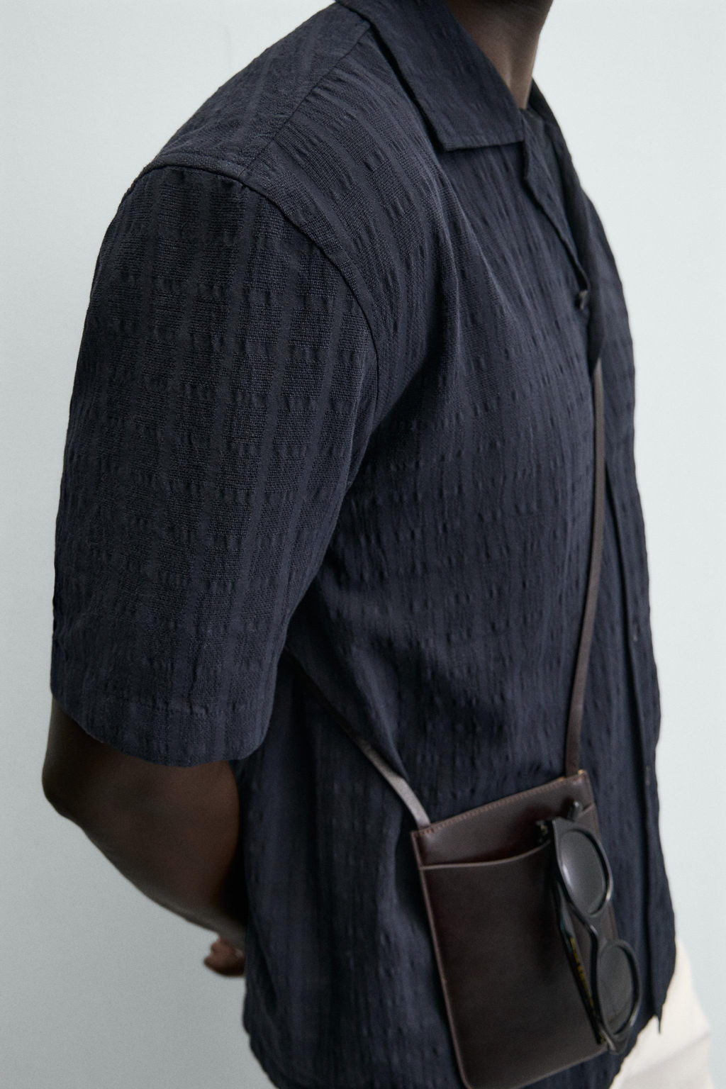 REGULAR FIT TEXTURED SHIRT - Zara фото 6