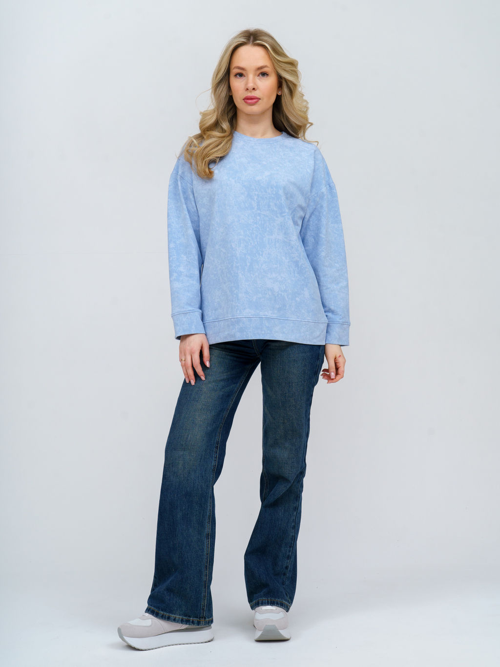 985 Свитшот "Голубой/винтаж"