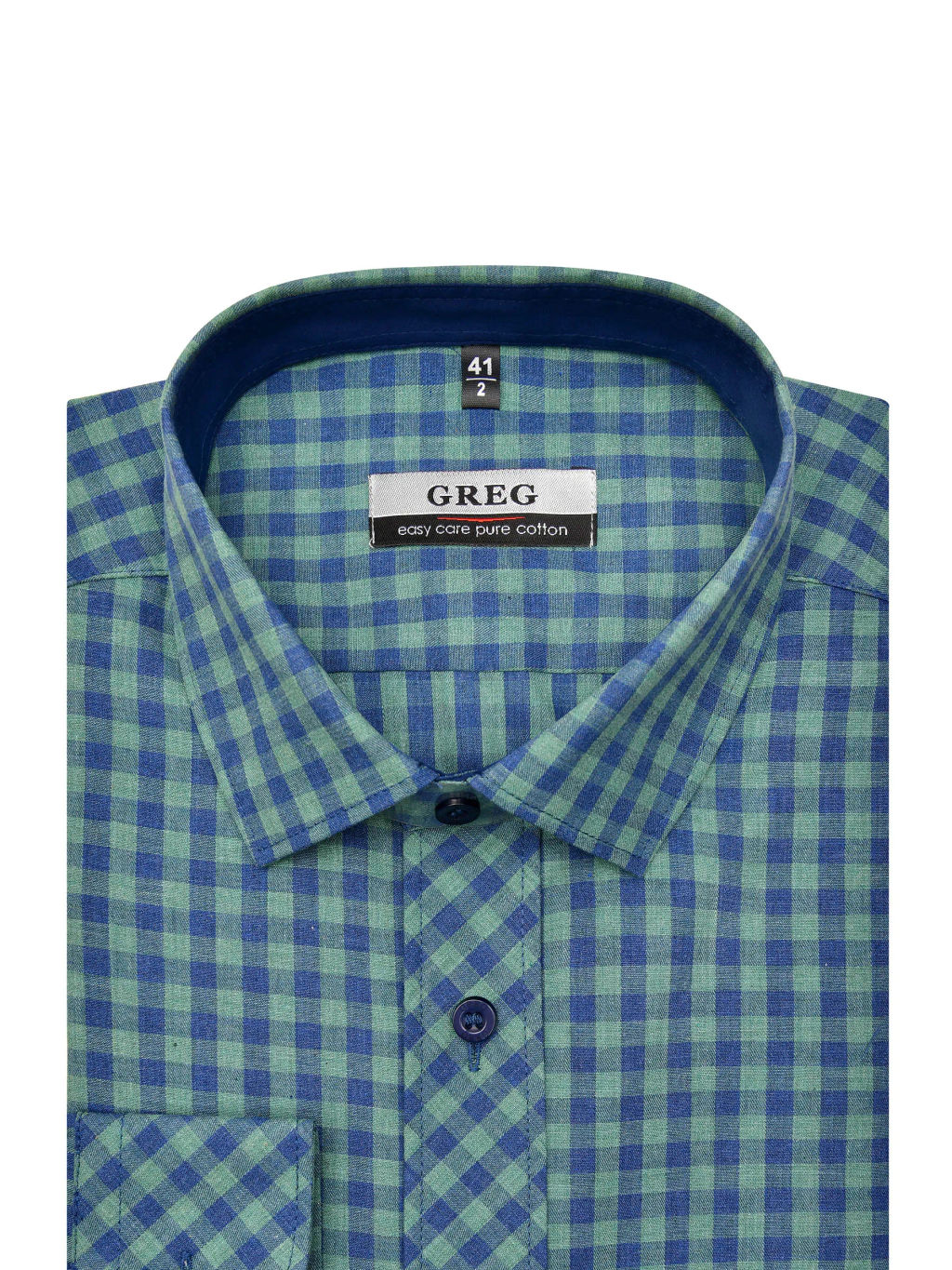 Сорочка мужская длинный рукав GREG 425/211/6071/ZS/P/1