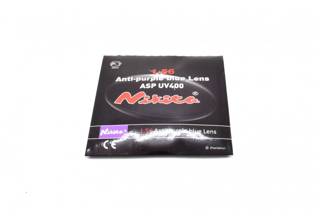 NIKITA 1.56 Ф72 ASPHERIC BLUE BLOCKER Диоптрии: -0.25 - -3.00
