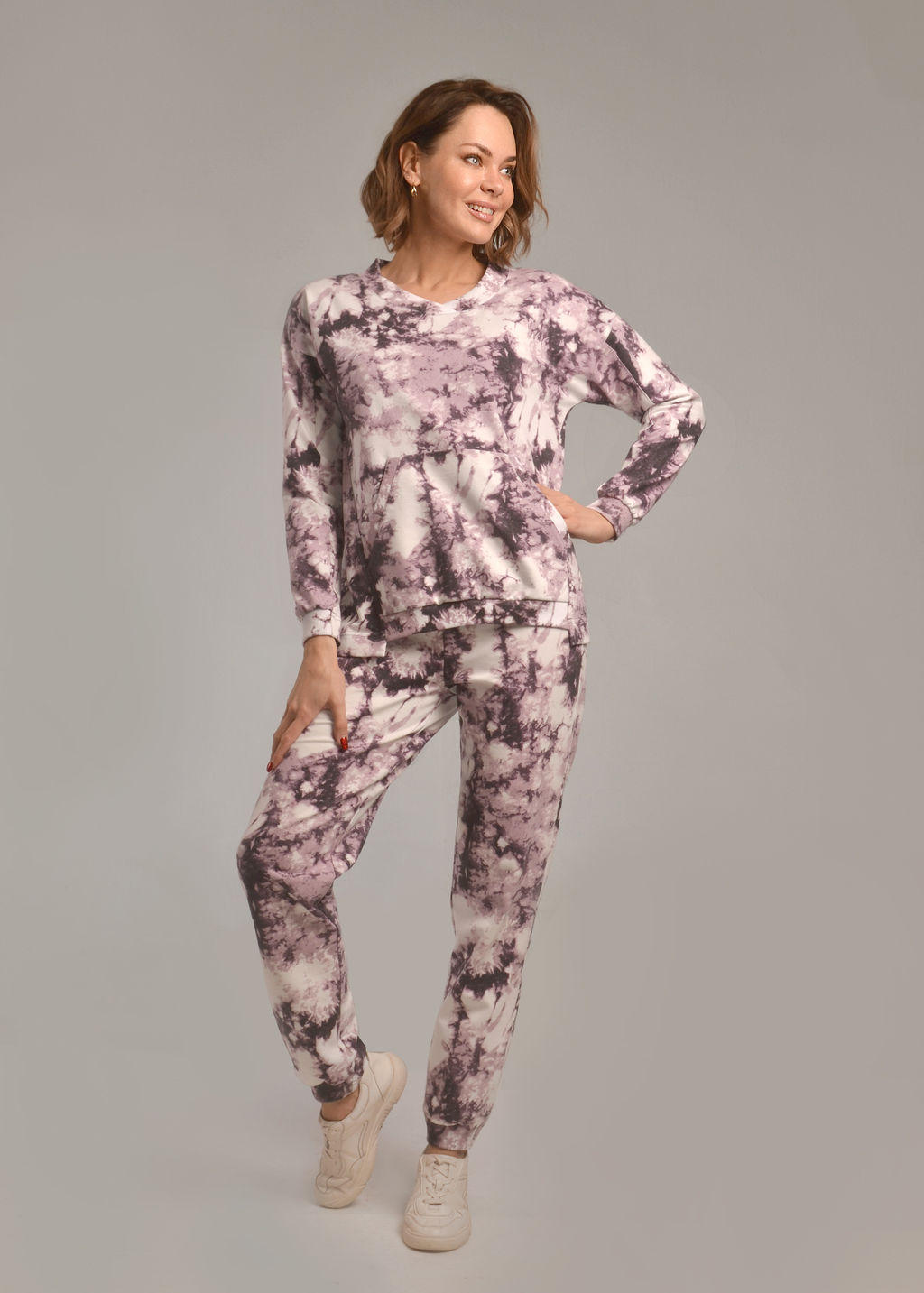 Костюм с брюками СОЛО (тёмно лиловый №4/1) - Ивановская трикотажная компания фото 3