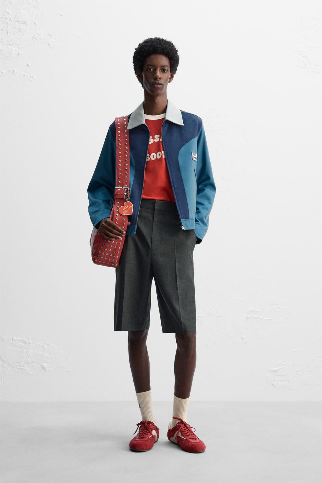 COLOUR BLOCK JACKET X HARRY LAMBERT - Zara фото 9