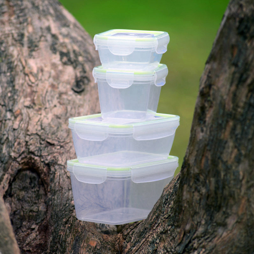 Контейнер из полипропилена Fresh Loсk 1,4л, 18х11,5х8,5см, герметичный, силиконовый уплотнитель, ручки-клипсы, прозрачный, подходит для СВЧ (Россия) - Домашняя мода фото 6