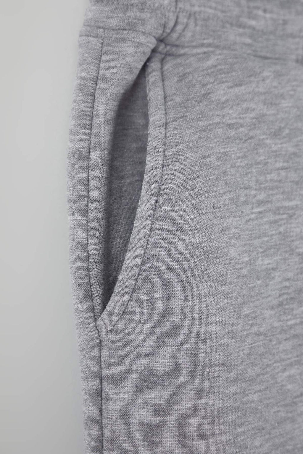 Gri Melanj Wide Leg Paca Lastikli Esofman Alt? TMNAW26EA00003 - Trendyolmilla фото 3