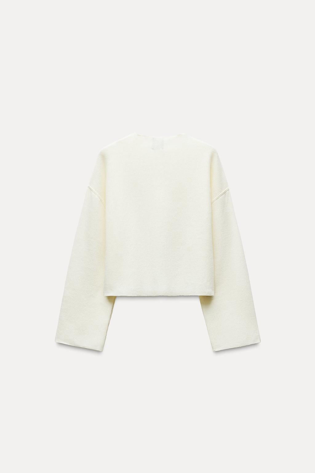 SOFT RIBBED CARDIGAN - Zara фото 4