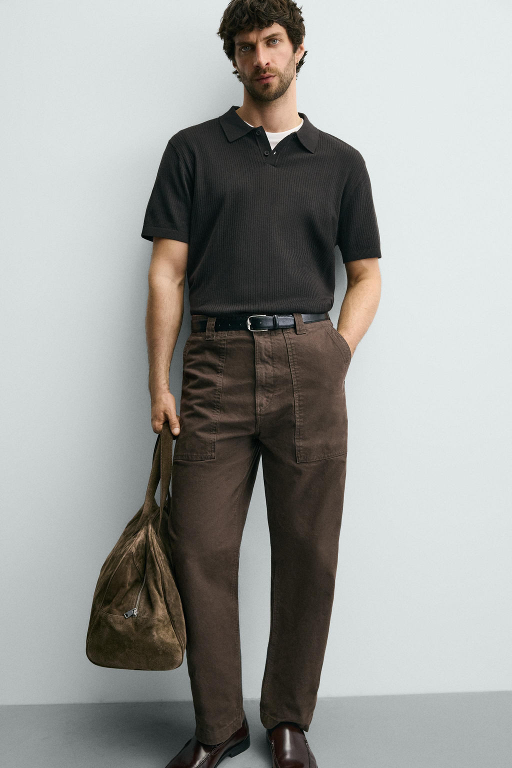 POLO PUNTO CANAL? / Chocolate - Zara фото 5